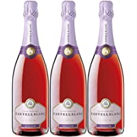 Los mejores  - Castellblanc Rosado Cava Dulce - Pack de 3 de 750 ml - Total: 2250 ml
